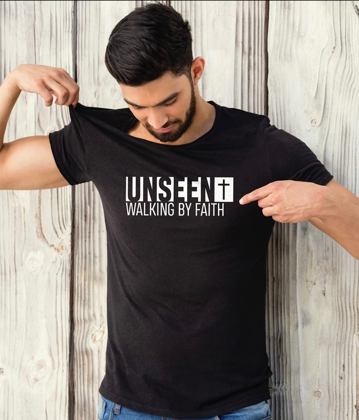 UWBF t-shirt with cross