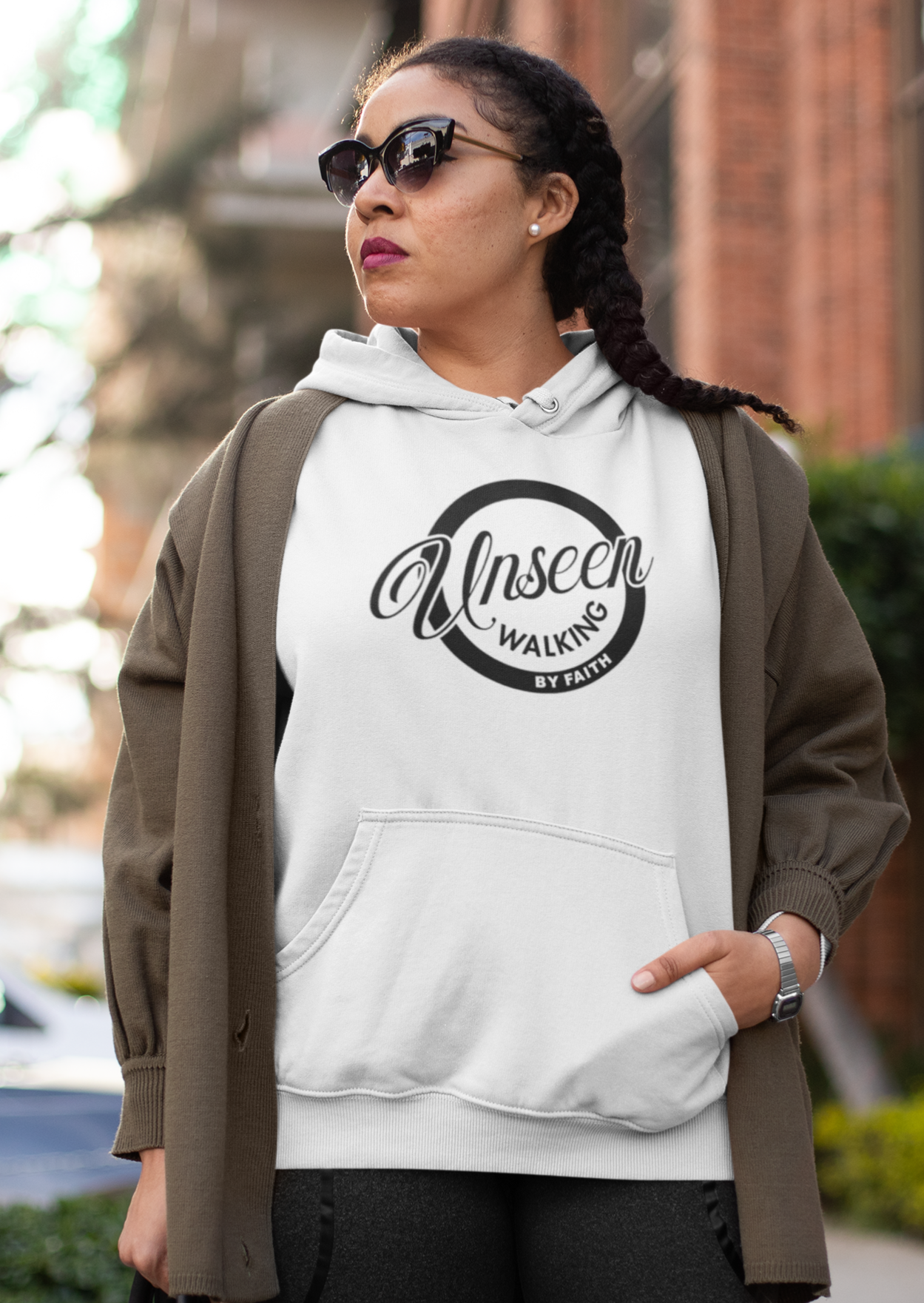 UWBF Hoodie with Circle Graphic